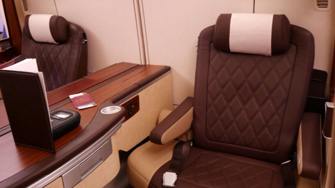 Singapore Airlines Suites Class Singapore to Frankfurt A380