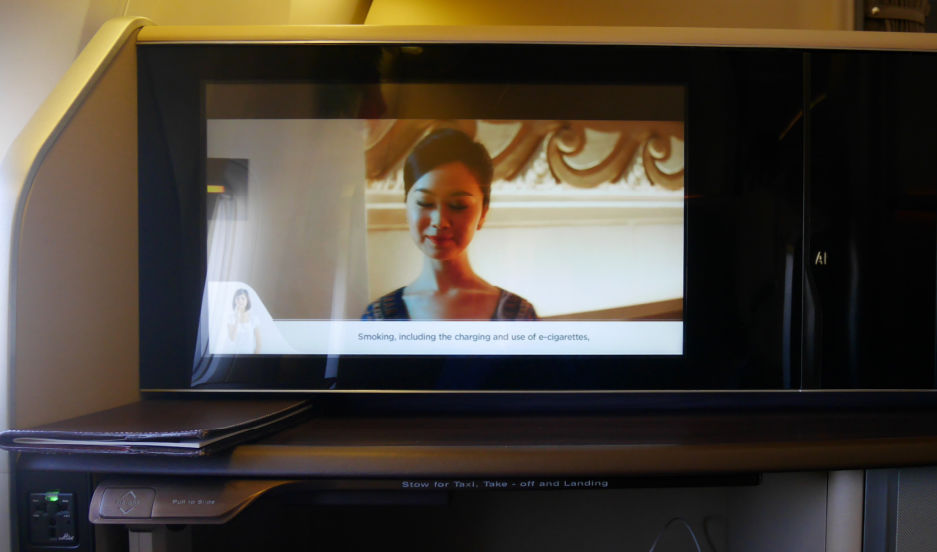 Singapore Airlines First Class 777-200